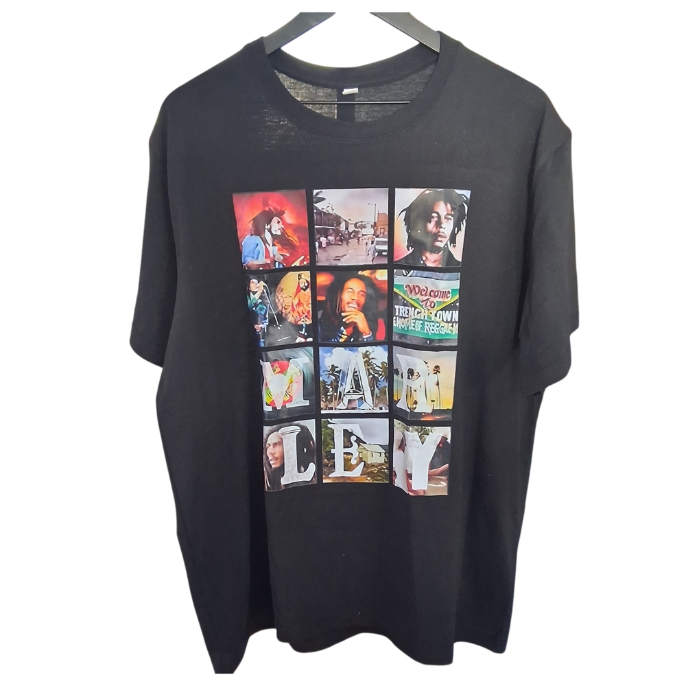 Bob Marley Graphic Tee - Black - Size 2X Unisex